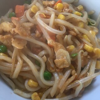 デミグラスなミックスベジタブル焼うどん